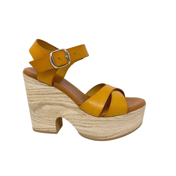 KEITA PLAFORM YELLOW SANDAL