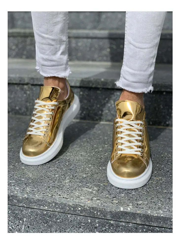 SOLID GOLD SNEAKERS