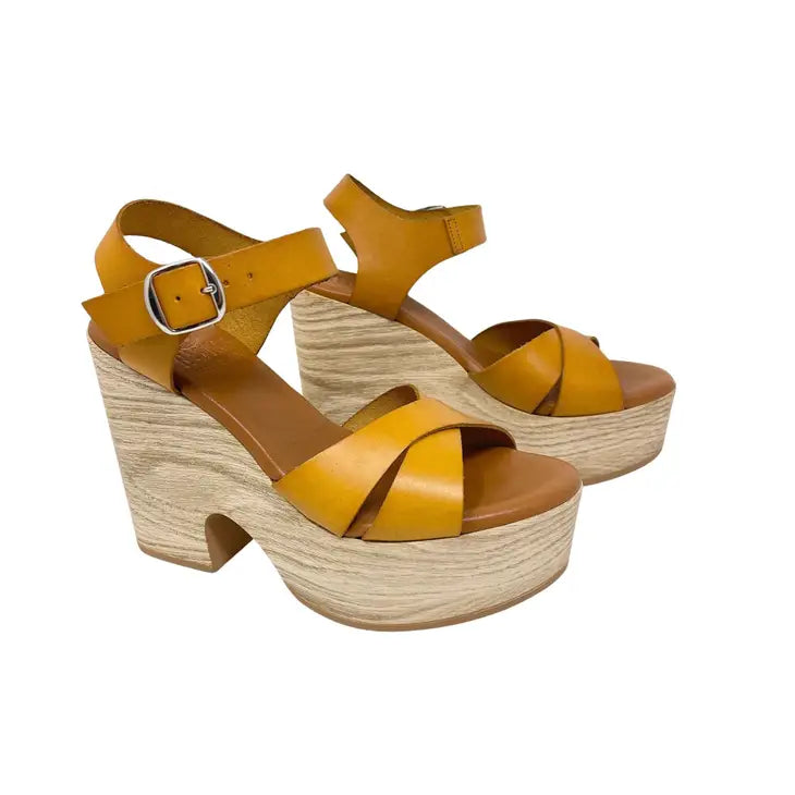 KEITA PLAFORM YELLOW SANDAL