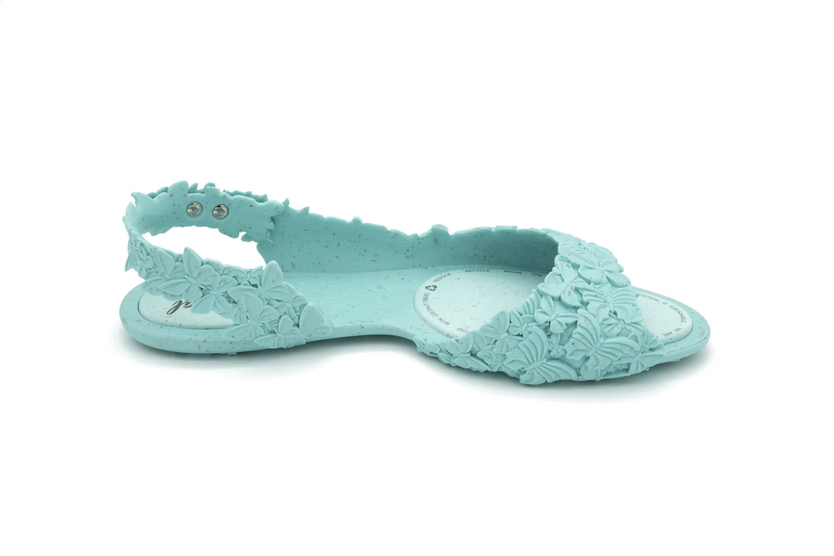 SUNIES FLEXI BUTTERFLY MINT GREEN SANDALS