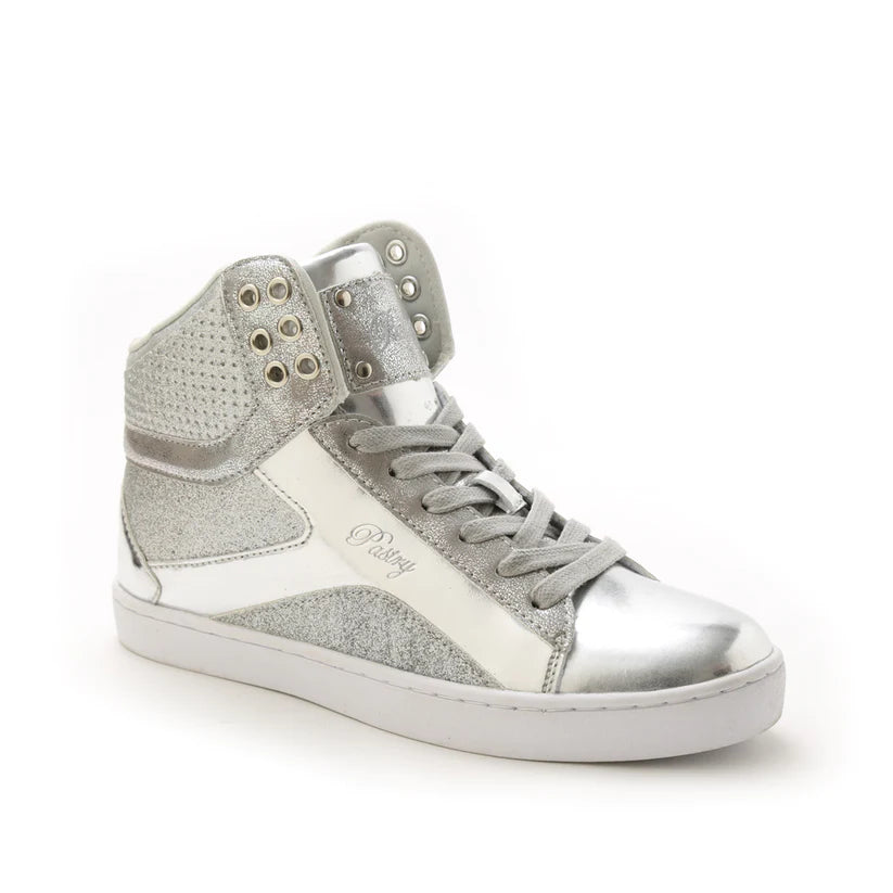 POP TART GLITTER SILVER SNEAKERS