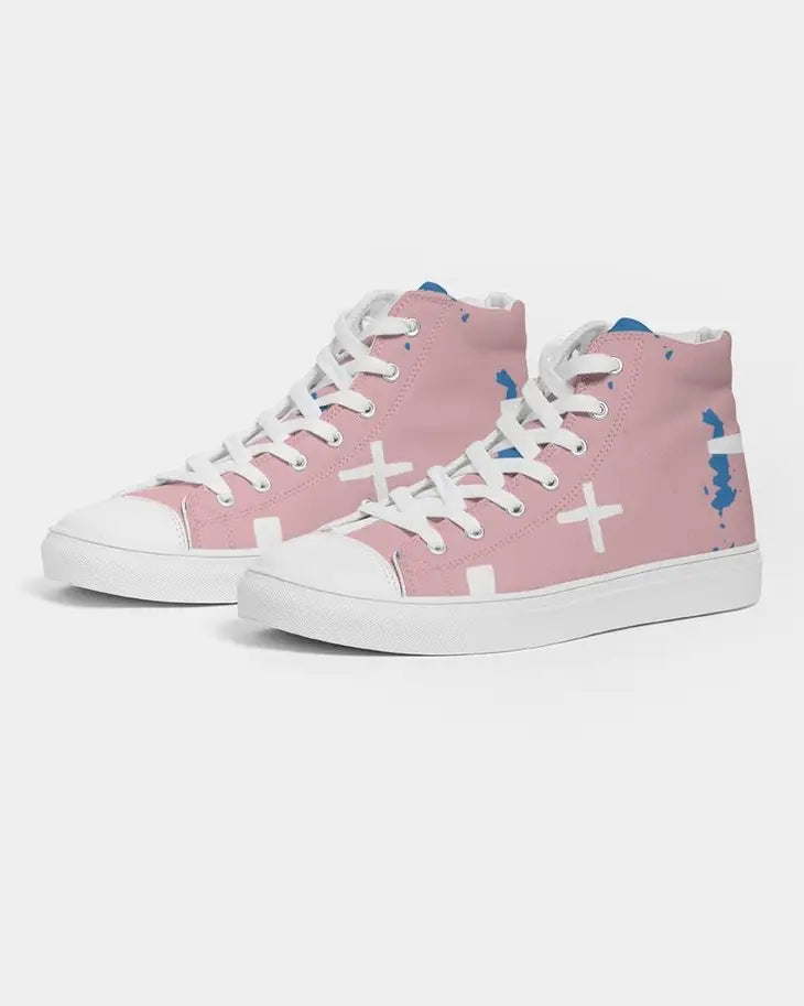 COTTON CANDY HIGH TOP CANVAS SNEAKER