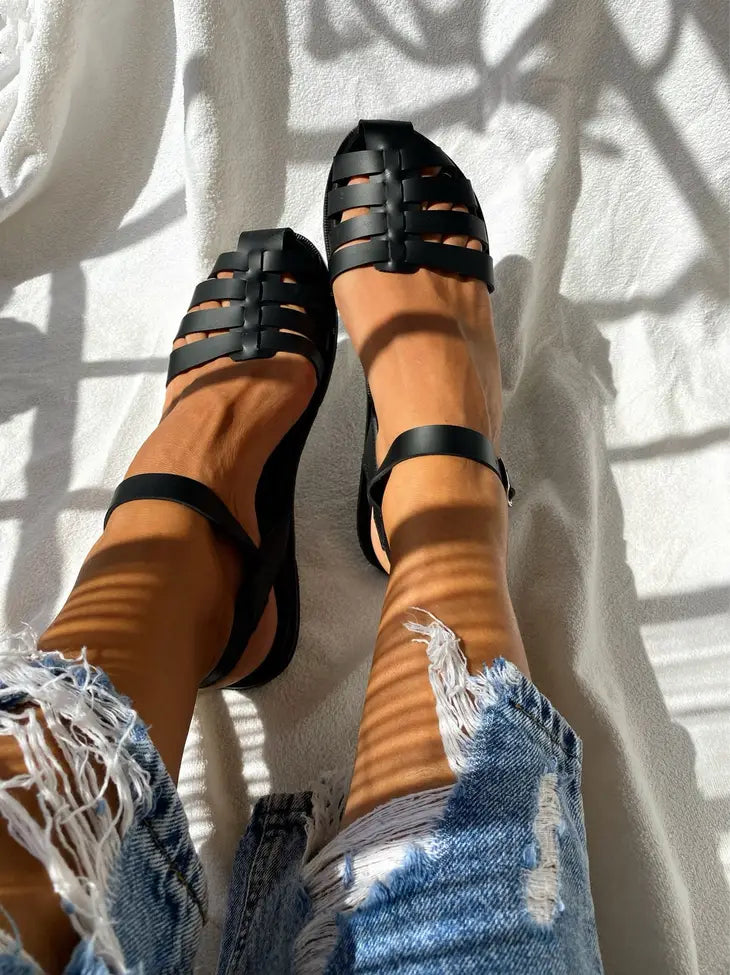 CLOSED TOE GLADIATOR SANDAL