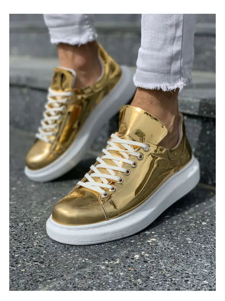 SOLID GOLD SNEAKERS