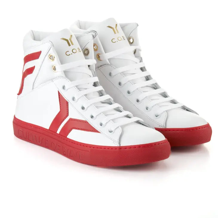 PREPARED TO RISK 23B HIGH CUT SNEAKERS