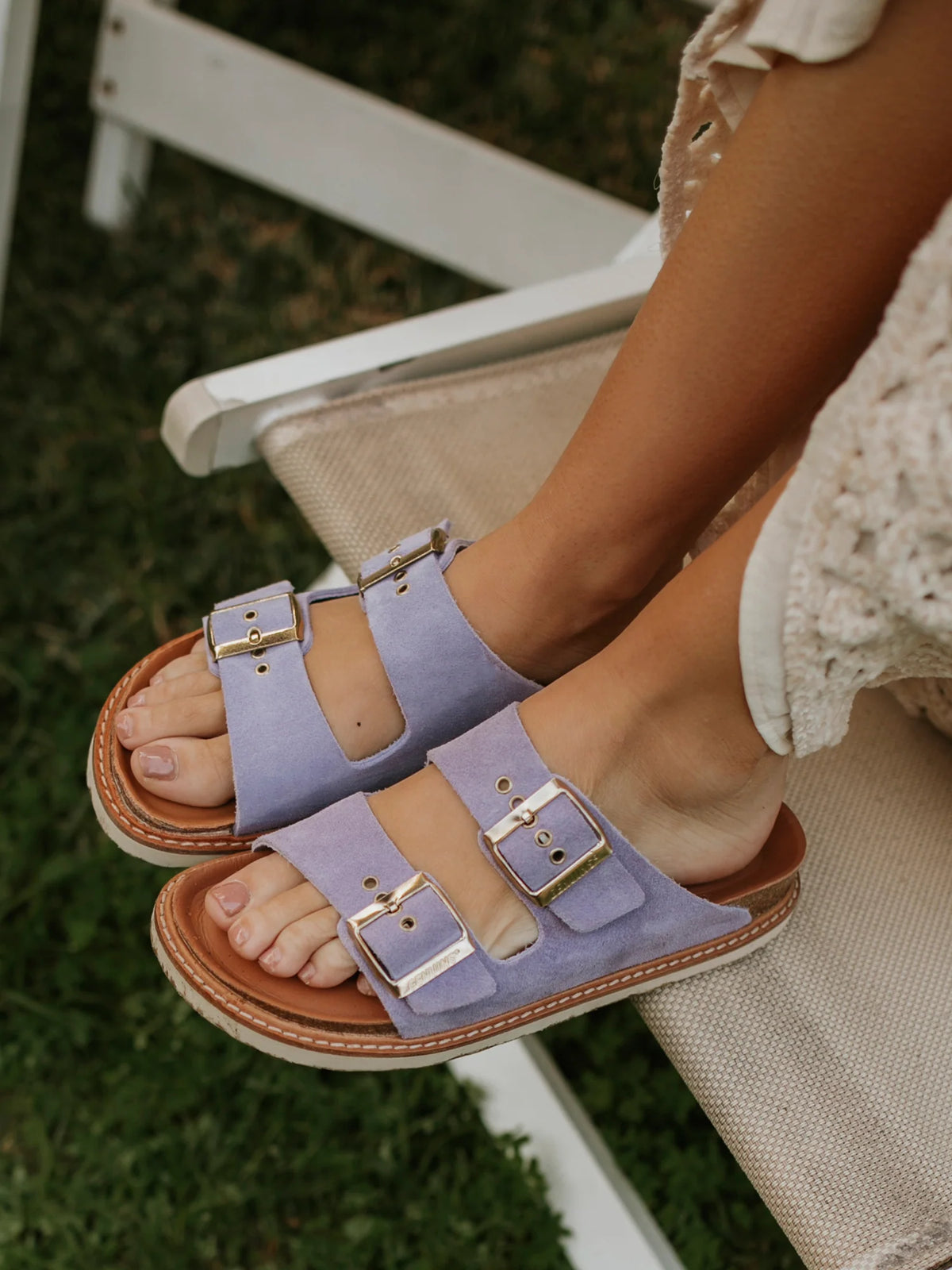 HAWAII VELOUR LAVENDER SANDAL