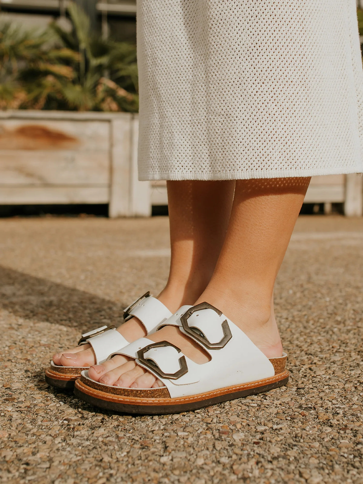 GALIA WHITE SANDAL