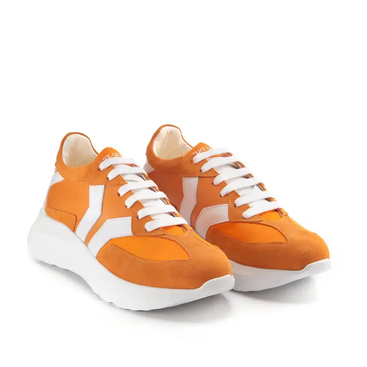 FREE SOULD 8 LEATHER LOW CUT SNEAKERS