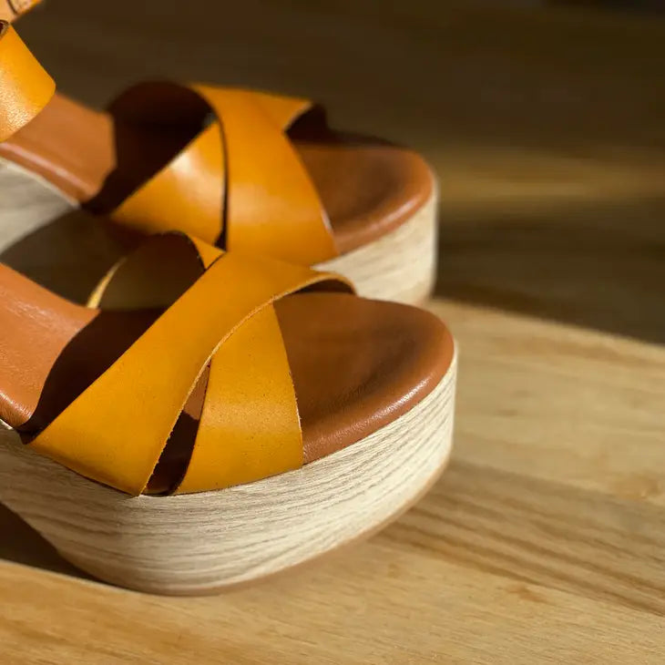 KEITA PLAFORM YELLOW SANDAL