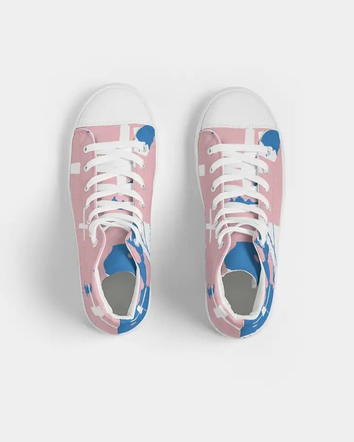 COTTON CANDY HIGH TOP CANVAS SNEAKER