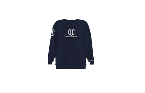 Cheer Up New York Logo  Unisex Crewneck (Navy)