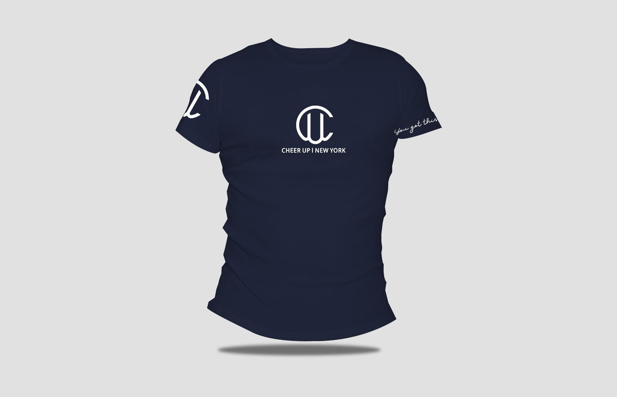 Cheer Up New York Logo Tee (Navy)