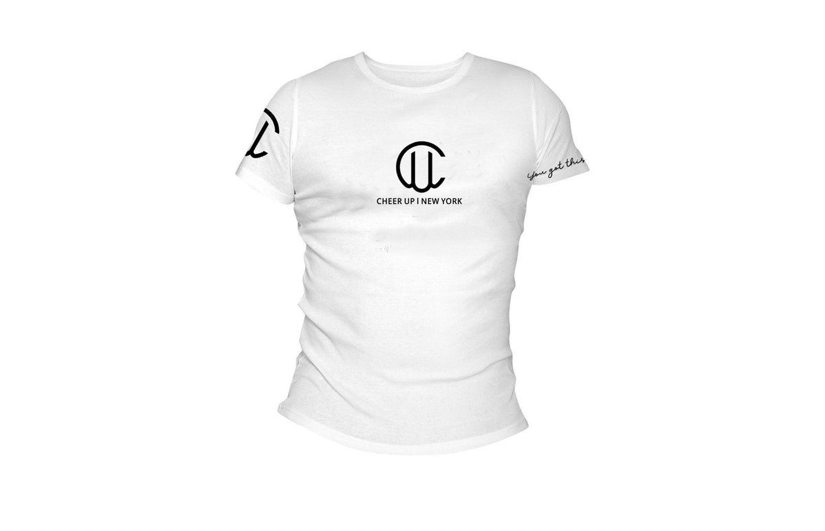 Cheer Up New York Logo Unisex Tee (White)