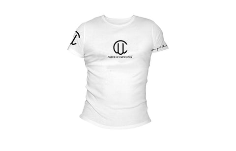 Cheer Up New York Logo Unisex Tee (White)