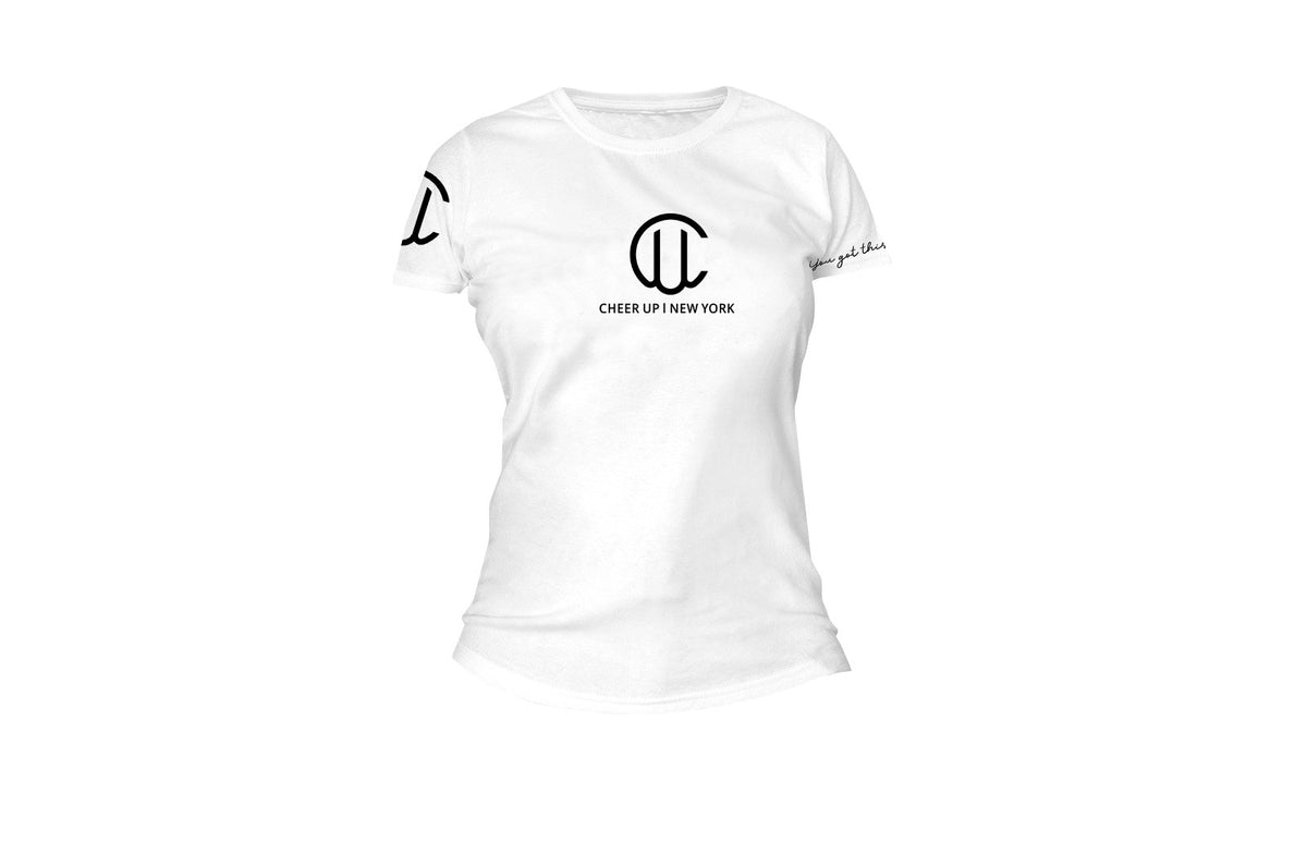 Cheer Up New York Logo Unisex Tee (White)