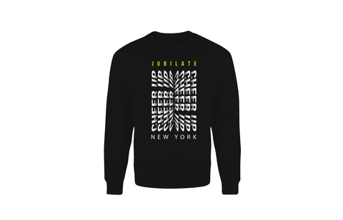 Jubilate Cheer Up New York Unisex Crewneck (Black)