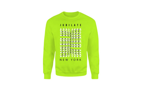 Jubilate Cheer Up New York Unisex Crewneck (Neon)