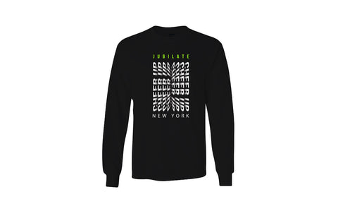 Jubilate Cheer Up New York Long Sleeve Unisex Tee (Black)