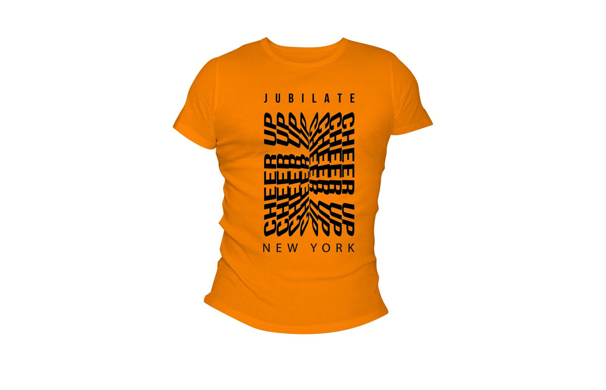 Jubilate Cheer Up New York Tee (Orange/Black)