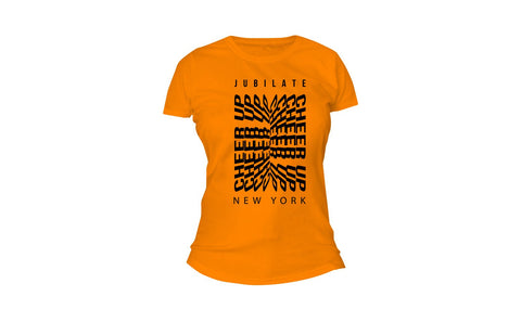 Jubilate Cheer Up New York Tee (Orange/Black)
