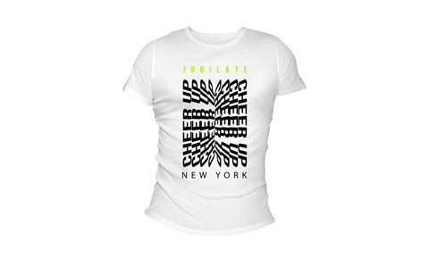 Jubilate Cheer Up New York Unisex Tee (White)