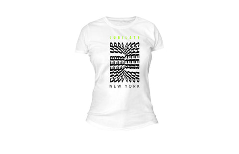 Jubilate Cheer Up New York Unisex Tee (White)