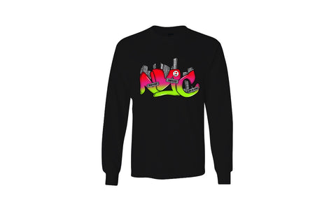 NYC Long Sleeve Unisex Tee (Black)