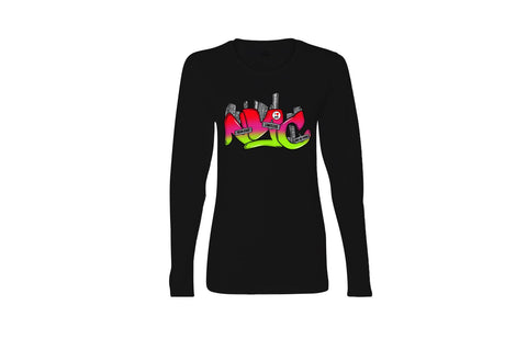 NYC Long Sleeve Unisex Tee (Black)