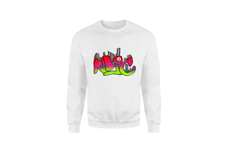 Nyc Unisex Crewneck (White)