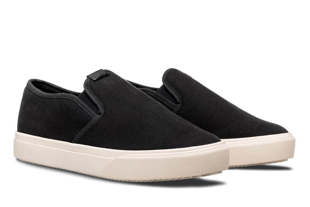 Porter Men Sneakers (Black Organic Canvas)