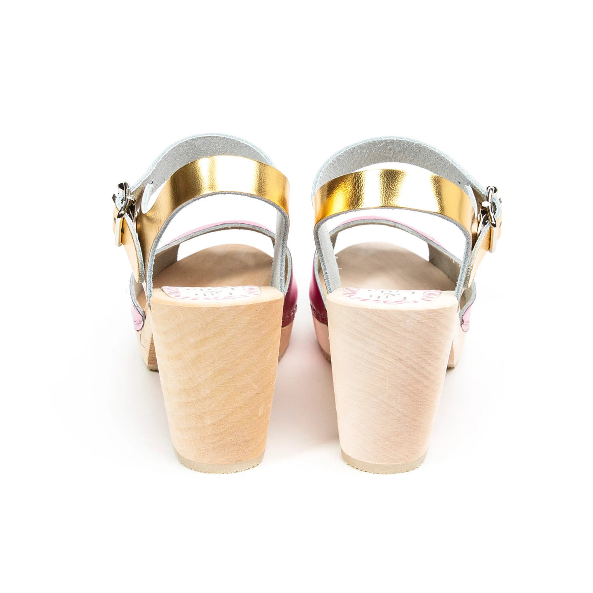 VISBY PINK & GOLD SANDALS