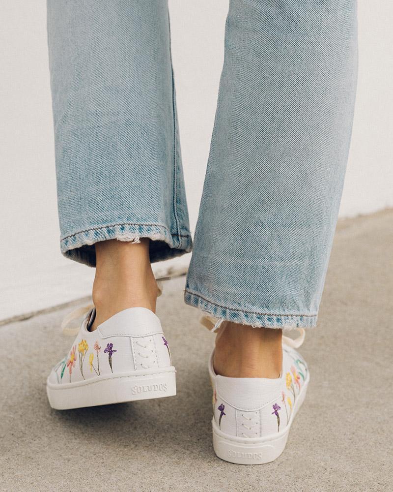 Pressed Floral Ibiza Women Sneakers
