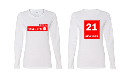 Teespring 21 Sleeve Unisex Tee (White)